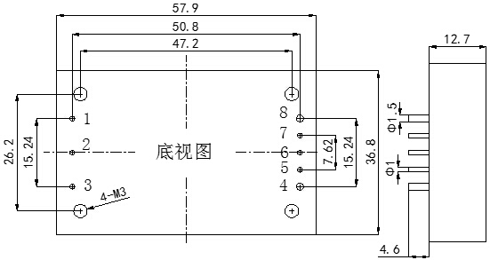 DC-DC铁路电源模块WDQT50-100系列(50-100W)