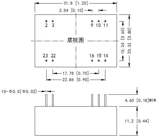 DC-DC铁路电源WDT5系列(5W)